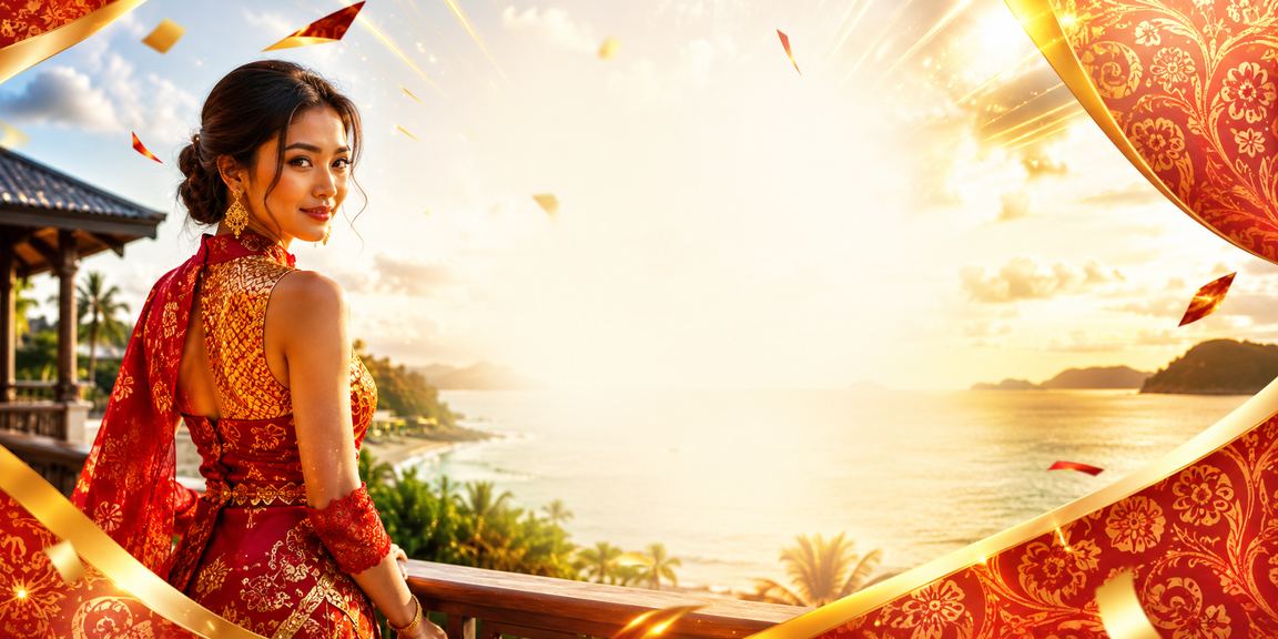 Suasana hiburan kasino Langkawi dalam gaya batik Malaysia di platform koitoto